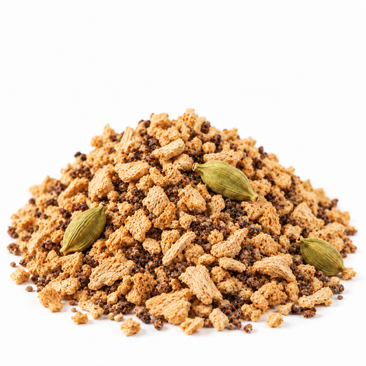 Ginger and cardamom blend, dried and ready for the Autumn Blend tea